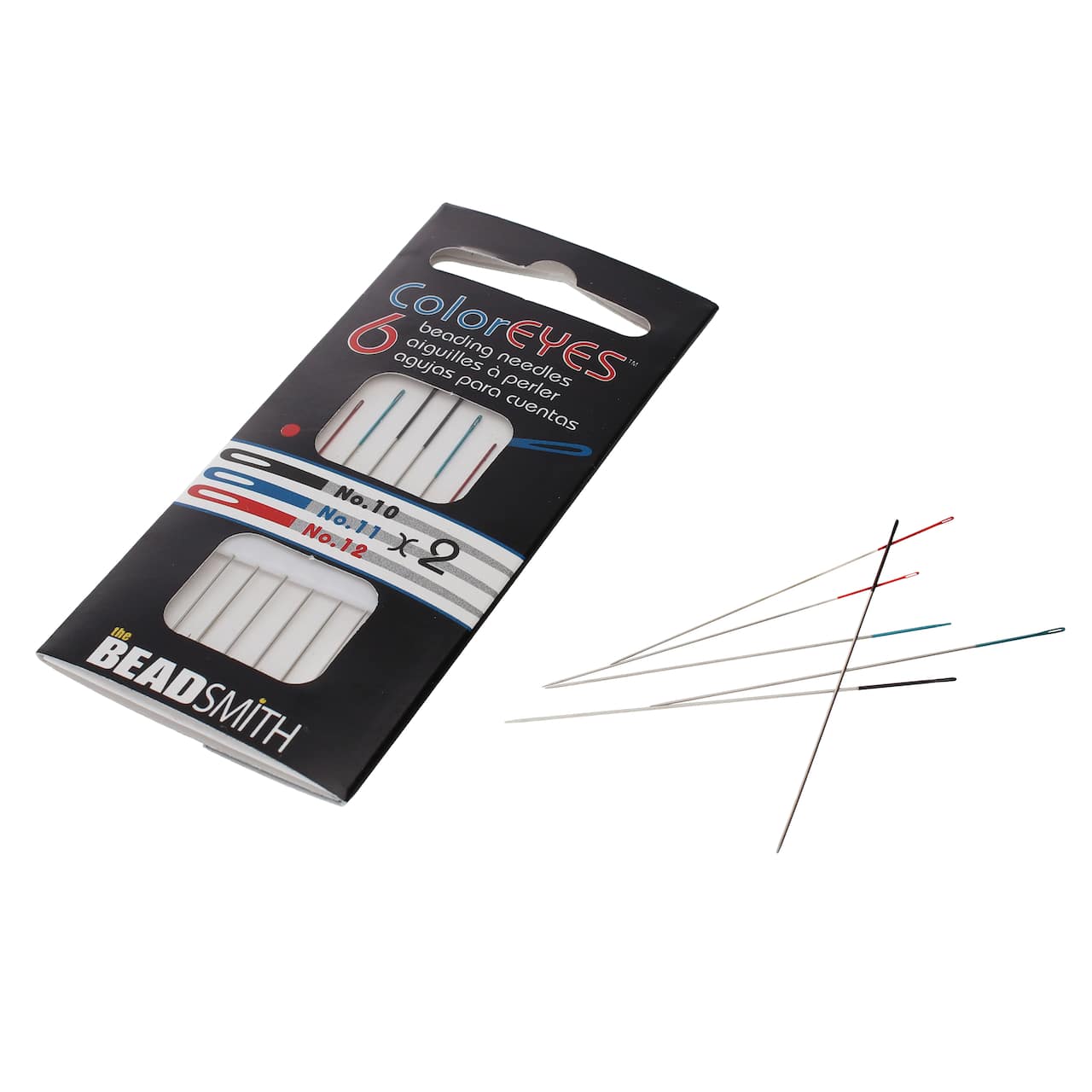 10 Packs: 6 ct. (60 total) The Beadsmith® ColorEYES™ Beading Needle Set